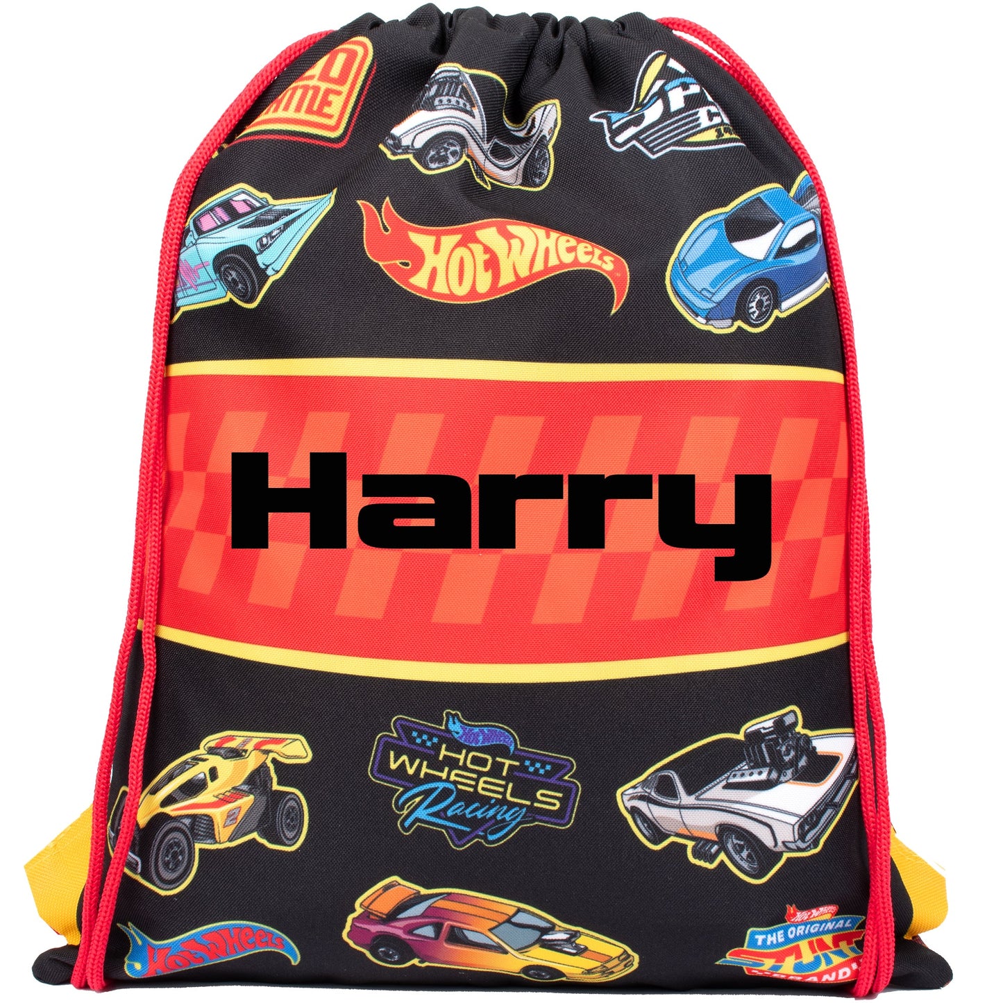 Official Hot Wheels / Personalized Drawstring Bag | Kids PE Bag | Fringoo