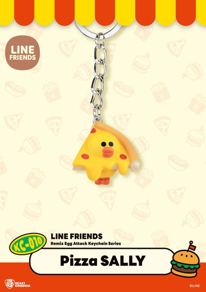 Mini Egg Attack Keyring - Line Friends 