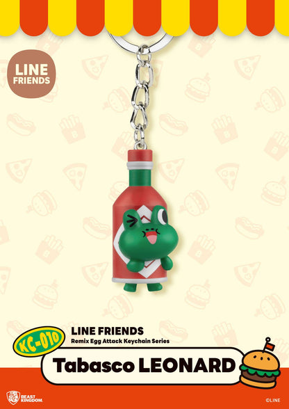 Mini Egg Attack Keyring - Line Friends 