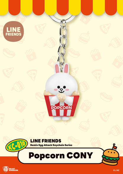 Mini Egg Attack Keyring - Line Friends 