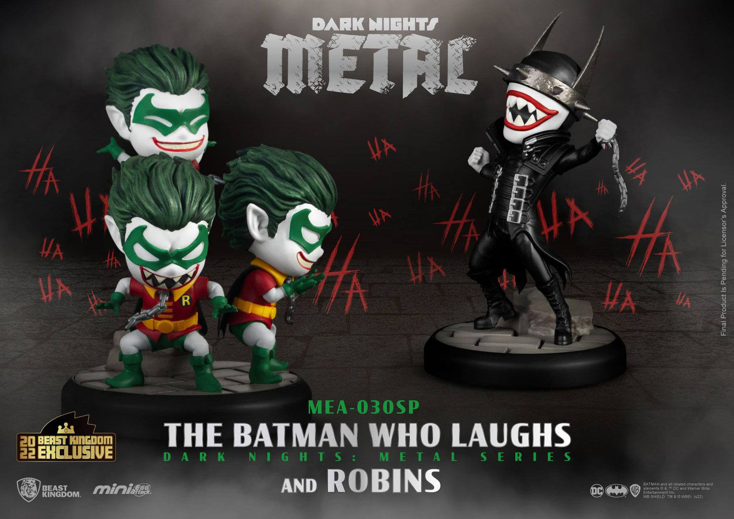 Dark Nights: Metal The Batman Who Laughs &amp; Robin Minions Mini Egg Attack 