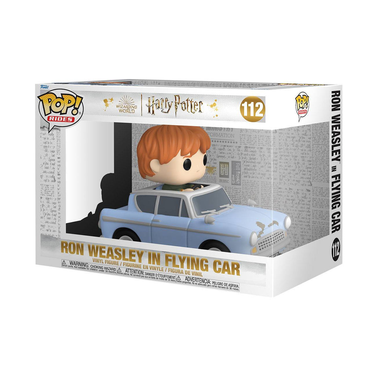 Pop! Rides Ron Weasley en voiture volante (Chambre des Secrets)