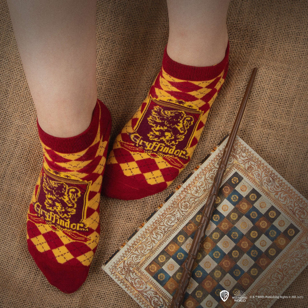 Lot de 3 paires de socquettes Harry Potter - Gryffondor
