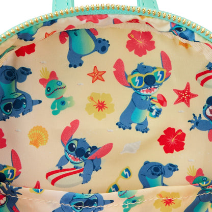 Lilo and Stitch Mini Backpack - Stitch Sandcastle Beach Surprise