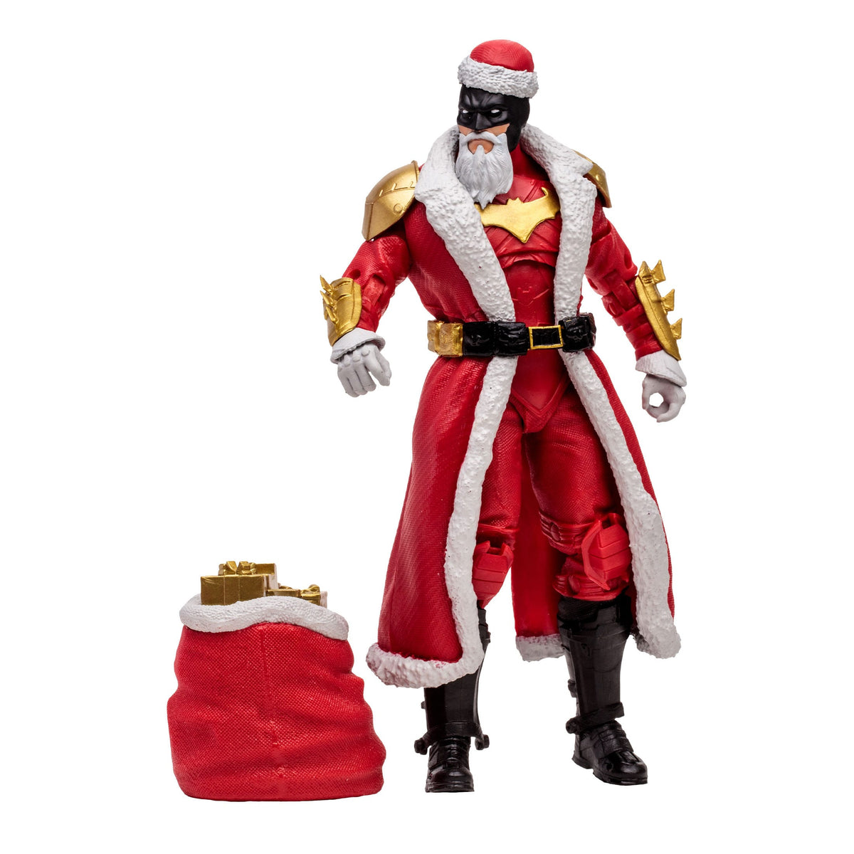 Batman Santa (rosso) etichetta oro 