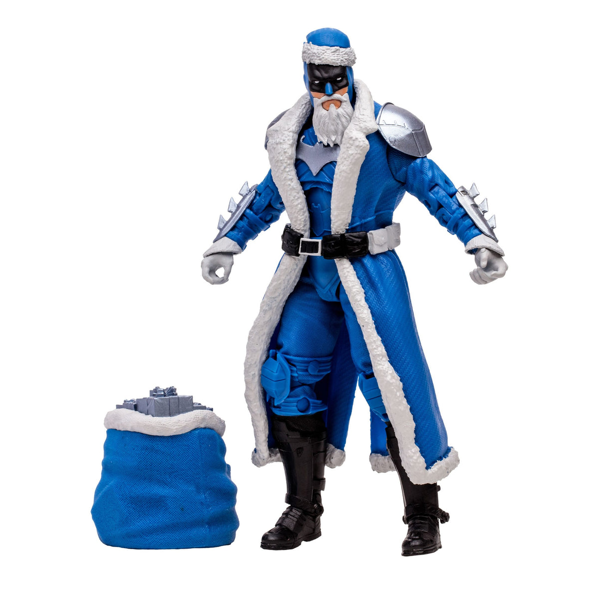 Batman Santa (blu) etichetta oro 