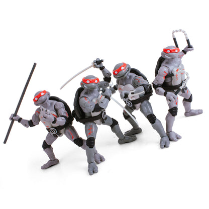 tmnt turtles battle damage bst axn 5 action figures 4 pack