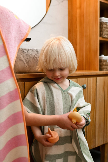 Lola Lemon Hooded Poncho