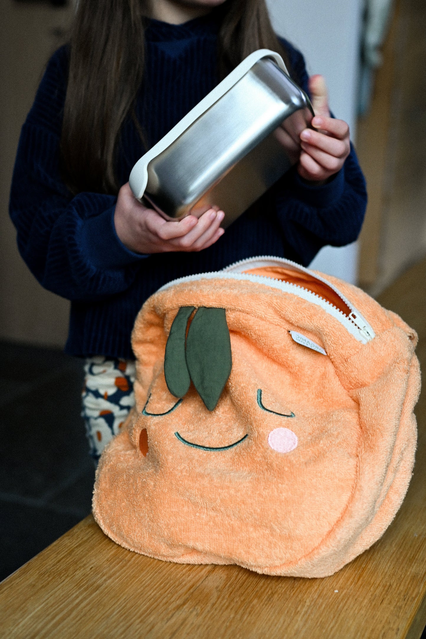Sac à dos en coton éponge Mandy Mandarin