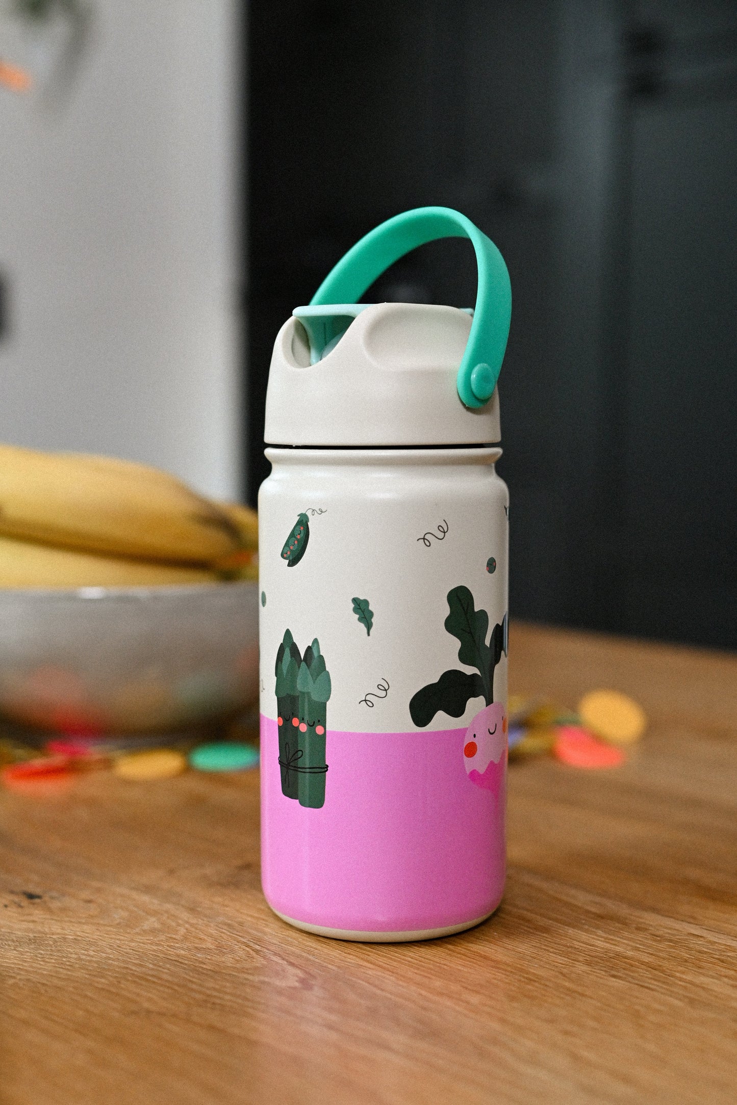 PRODUCTS WITH IMPERFECTIONS - Stainless Steel Water Bottle Veggie Pals