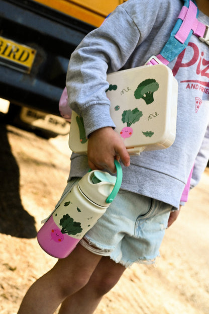 PRODUCTS WITH IMPERFECTIONS - Stainless Steel Water Bottle Veggie Pals