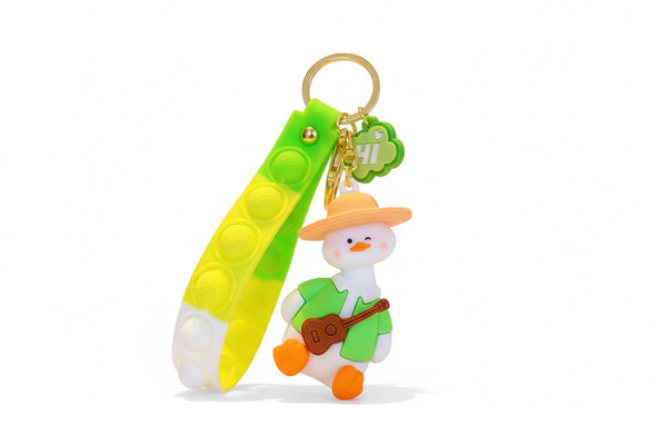 Porte clés Canard Guitariste