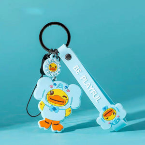 Schlüsselanhänger mit Ente und Elefant