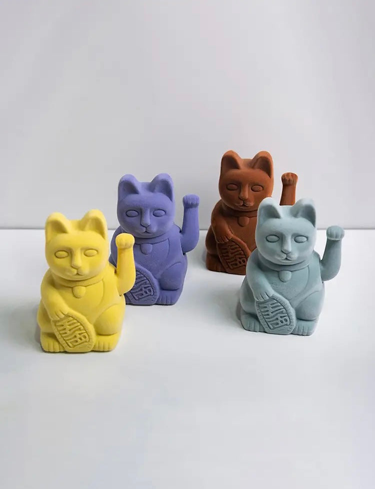 Lucky Cat Blue Velvet