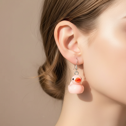 Duck earrings