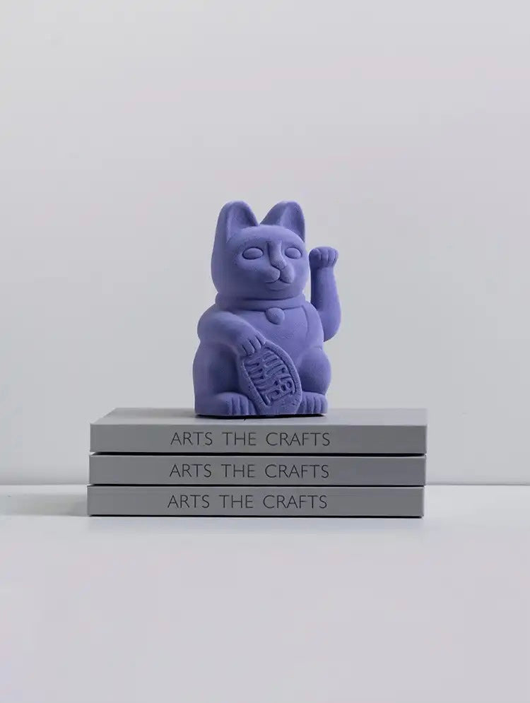 Lucky Purple Velvet Cat