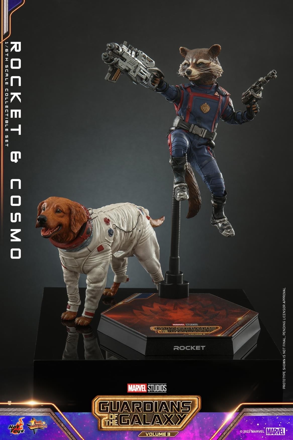 Guardiani della Galassia Vol. 3 - Rocket e Cosmo in scala 1/6 