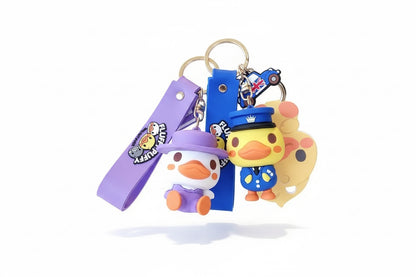 Porte Clés Canard Policier