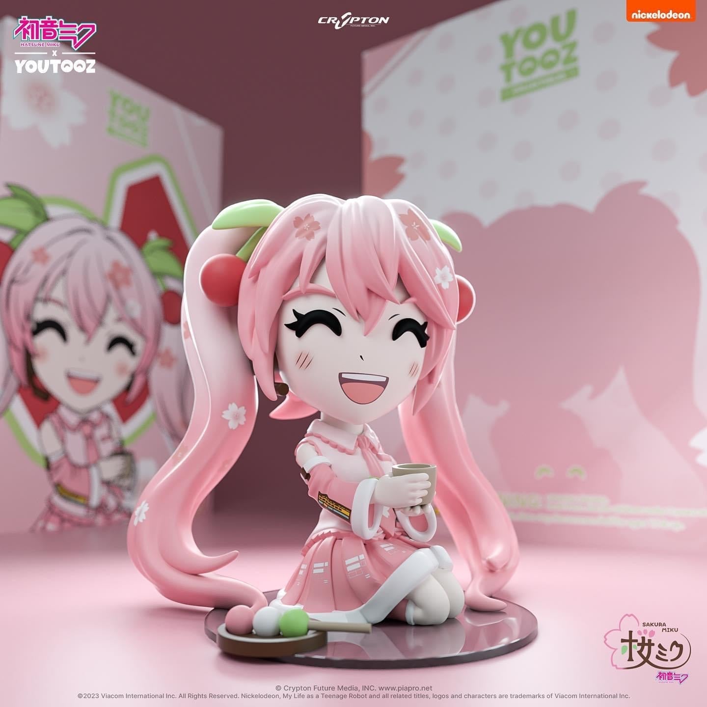 Hatsune Miku Vinyl figurine Sakura Miku Youtooz Crypton Future Media, INC.