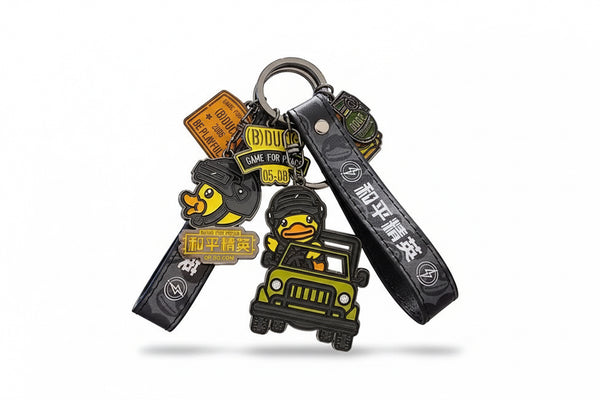 Military duck keychain