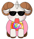 Peluche Jschlatt Summer Ram (1ft)