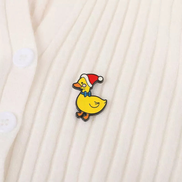 Christmas Hat Duck Pin