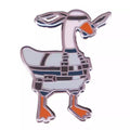 Pin's Ente Blanc Soldat