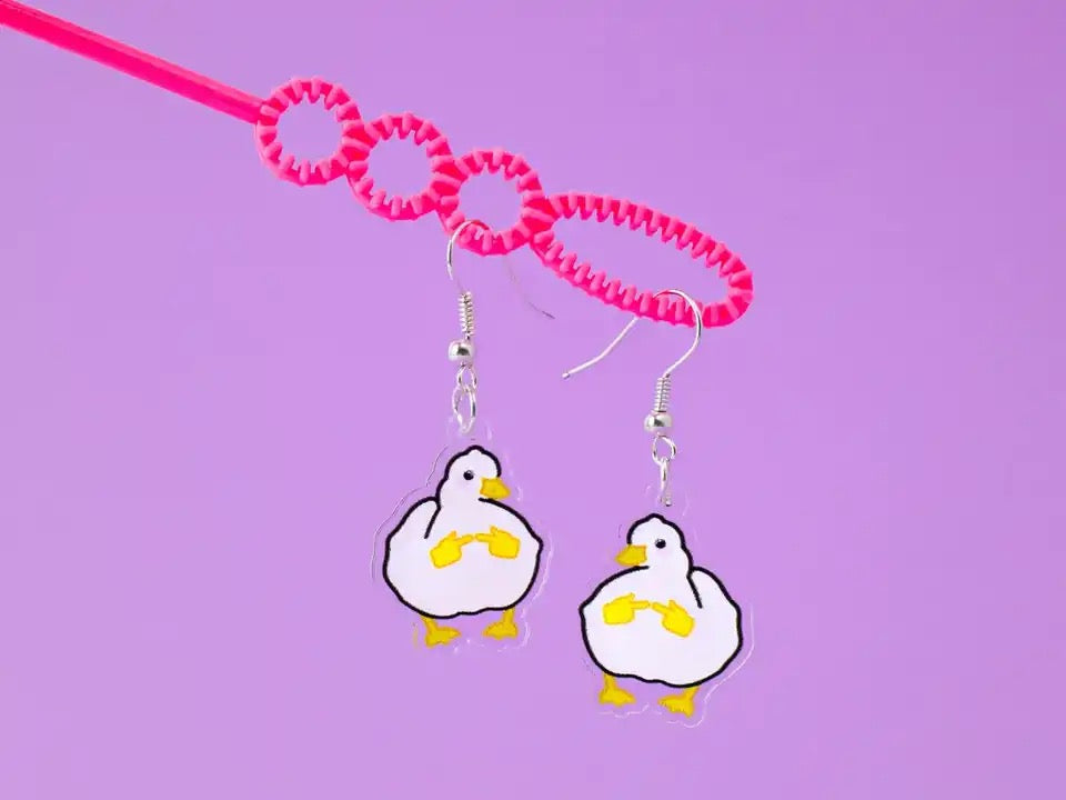 Shy Duck Earrings