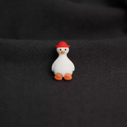 Pins Canard Chapeau Rouge