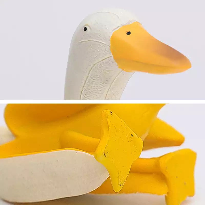 Enten-Statuette Banane