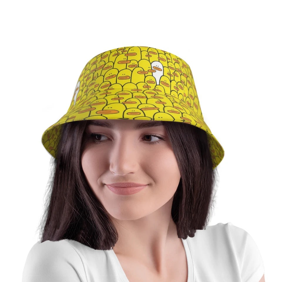 Yellow Duck Bucket Hat