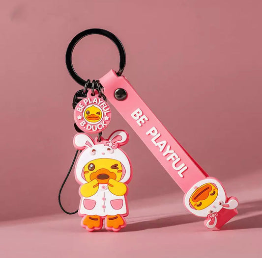 Rabbit duck keychain