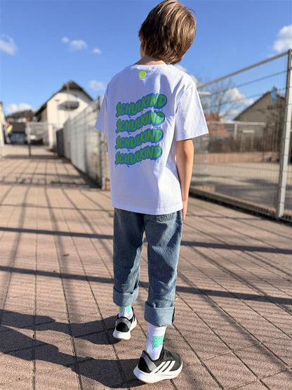 Schoolchild Graffiti Green