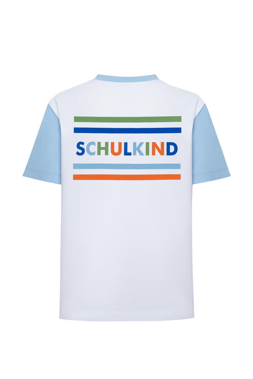 Schoolchild light blue T-shirts