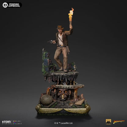 Indiana Jones Deluxe Statue - Indiana Jones - Art Scale 1/10 - Iron Studios