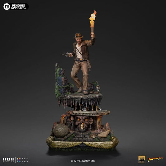 Indiana Jones Deluxe Statue - Indiana Jones - Art Scale 1/10 - Iron Studios