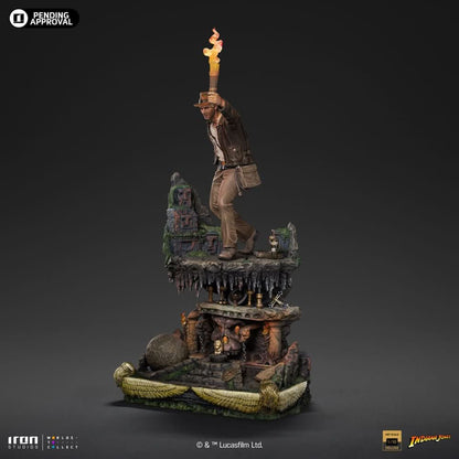 Indiana Jones Deluxe Statue - Indiana Jones - Art Scale 1/10 - Iron Studios