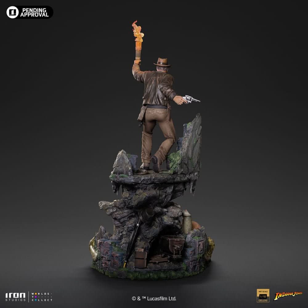Indiana Jones Deluxe Statue - Indiana Jones - Art Scale 1/10 - Iron Studios