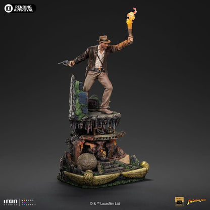 Indiana Jones Deluxe Statue - Indiana Jones - Art Scale 1/10 - Iron Studios