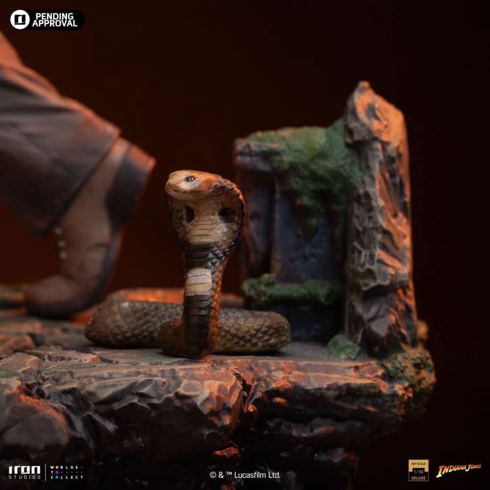 Indiana Jones Deluxe Statue - Indiana Jones - Art Scale 1/10 - Iron Studios