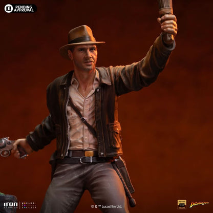 Indiana Jones Deluxe Statue - Indiana Jones - Art Scale 1/10 - Iron Studios