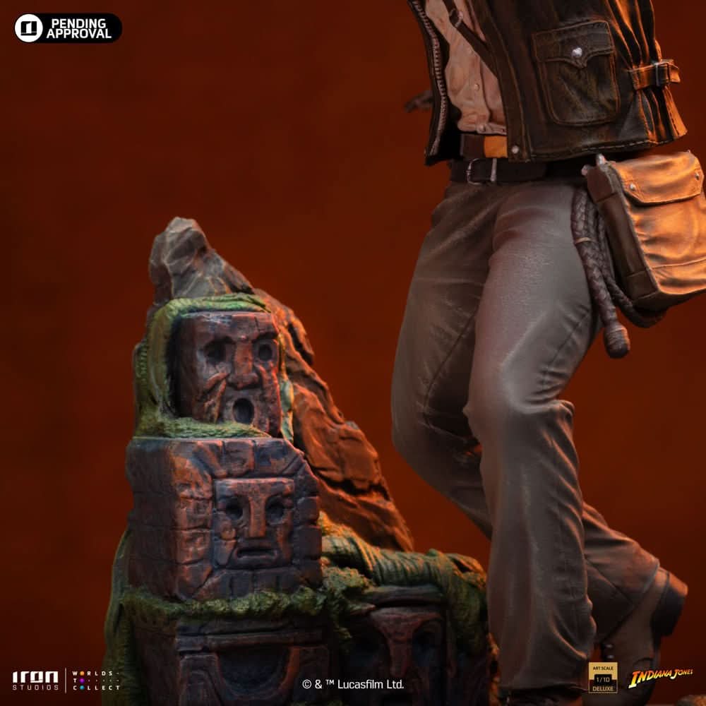 Indiana Jones Deluxe Statue - Indiana Jones - Art Scale 1/10 - Iron Studios
