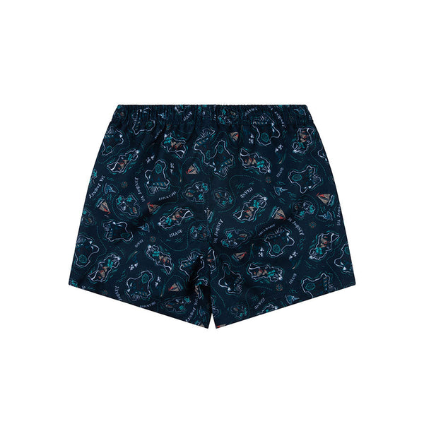 Swim Shorts - Dark Blue - Islands