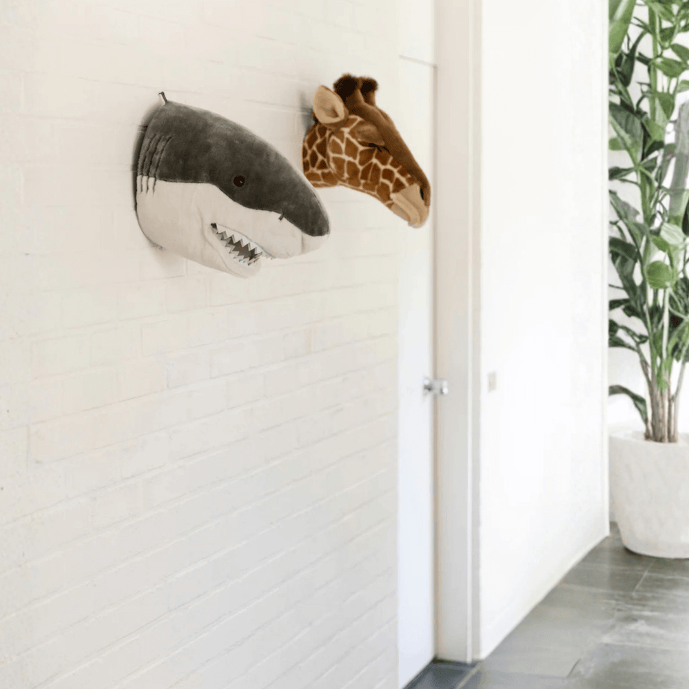 Décoration murale peluche Jack le requin