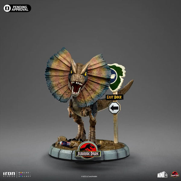Dilophosaurus Figure - Jurassic Park - Mini Co.