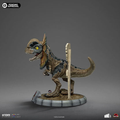 Dilophosaurus Statue - Jurassic Park - MiniCo - Iron Studios