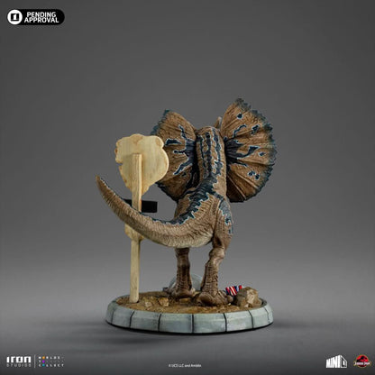 Dilophosaurus Statue - Jurassic Park - MiniCo - Iron Studios