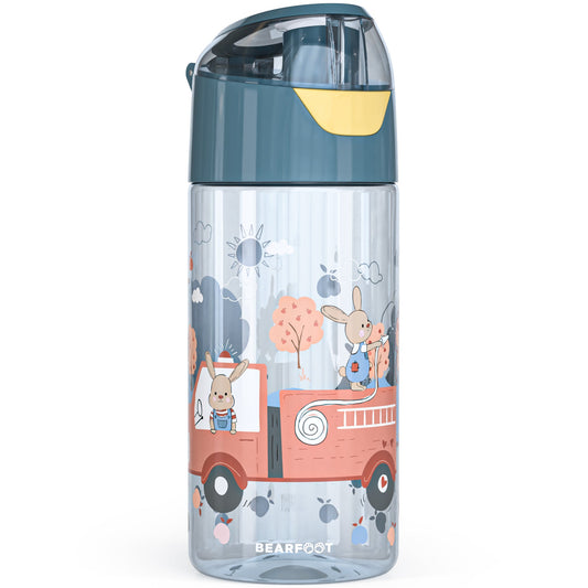 Kids' drinking bottle, lightweight water bottle - Firefighter