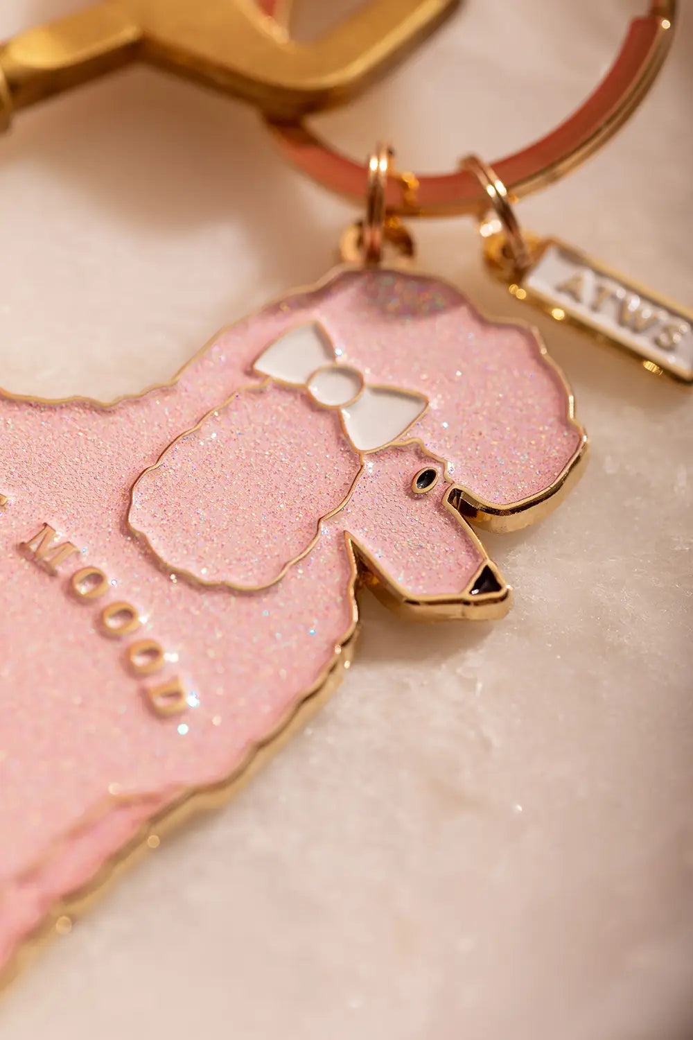 Poodle mood - Keychain