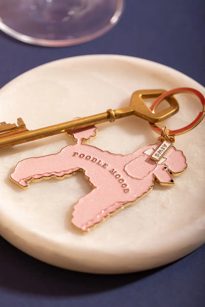 Poodle mood - Keychain